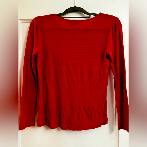 A.P.C. Red fine knit sweater, size, xs. Worn once - Picture 1 of 5